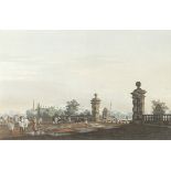James Baillie Fraser (British, 1783-1856) 'A View of Tank Square [Calcutta], from the West'; and ...