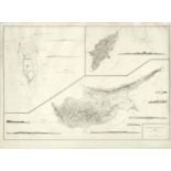 ARABIA - WORLD WAR II MILITARY MAP Long Range Air Navigation Chart. Arabia, Bahrein, Rhodes, and ...