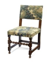 A 17th century oak chair