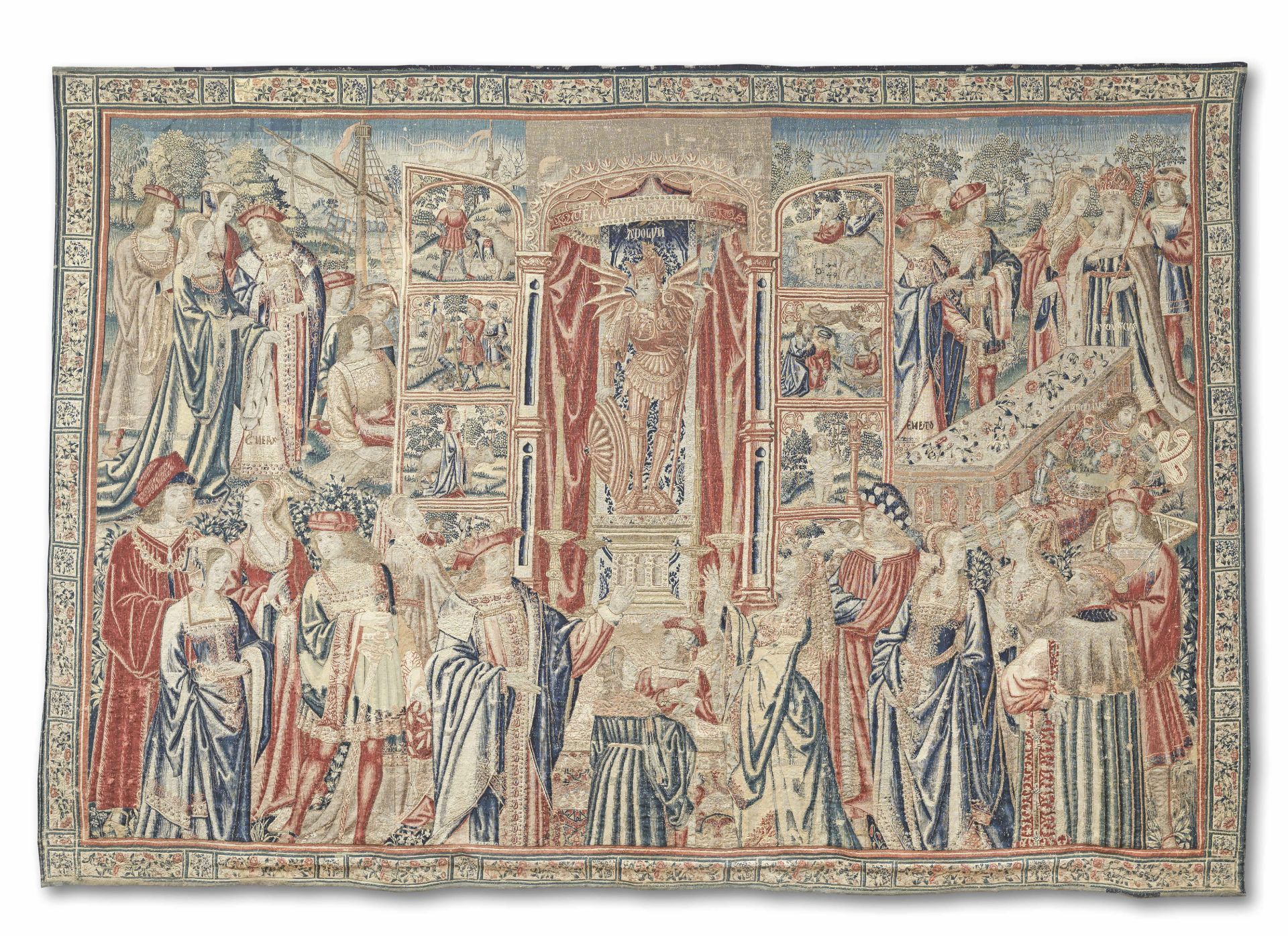 An exceptional first quarter 16th Century mythological and allegorical Tapestry South Netherland...