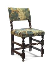 A 17th century oak chair