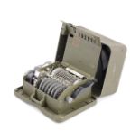 A M-209-B ENCRYPTION MACHINE, SUPPLIED BY L.C. SMITH & CORONA TYPEWRITER INC., American, mid 20th...