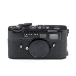 A very rare Leica M5 finished in black paint, circa 1973,