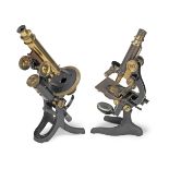 Two Compound Monocular Microscopes, early 20th century, (2)