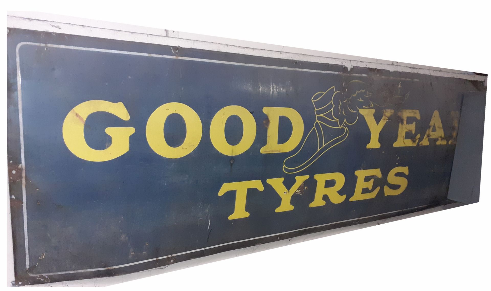 A Goodyear Tyres enamel sign,