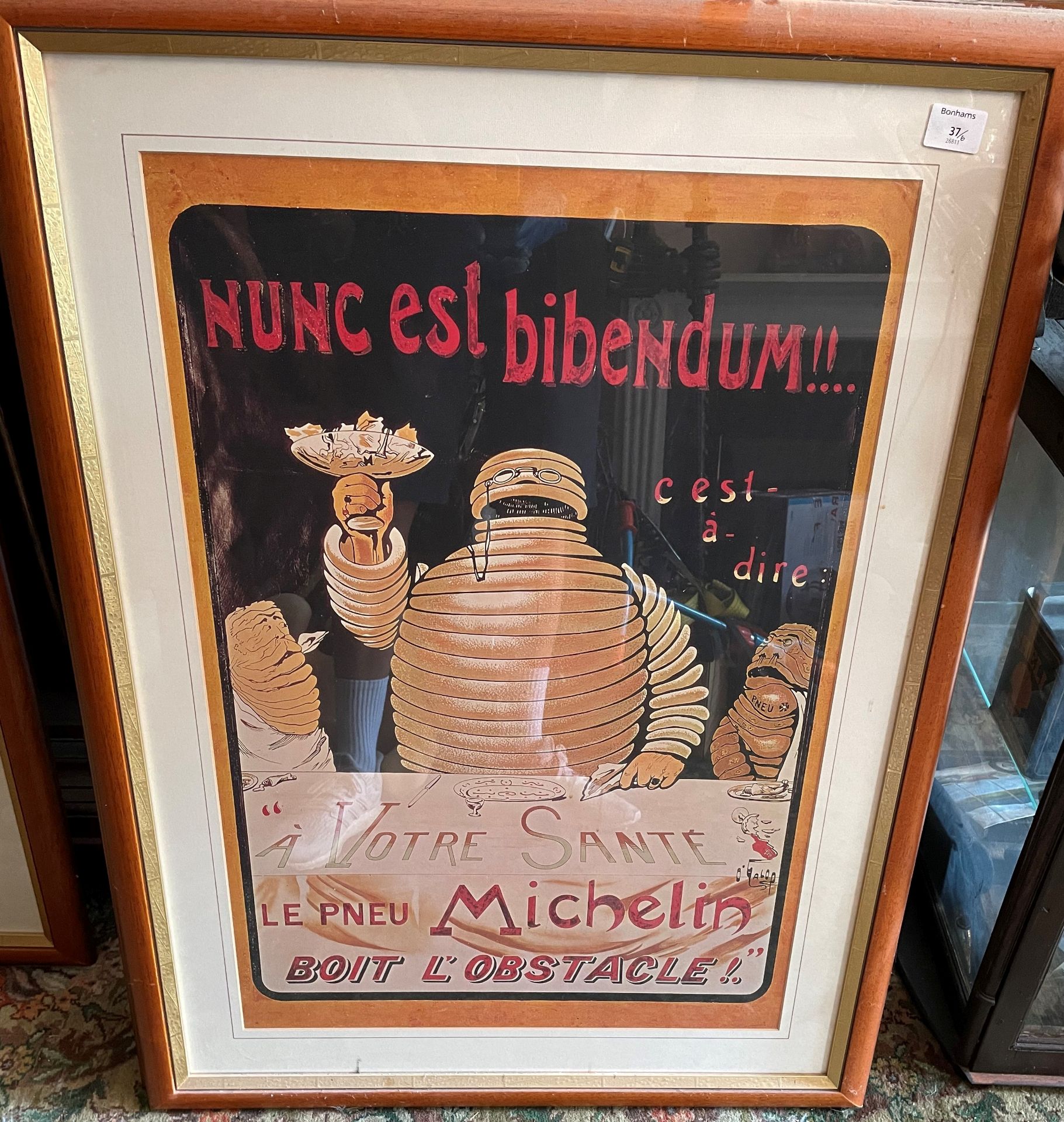 A set of six reproduction Michelin posters, ((6))