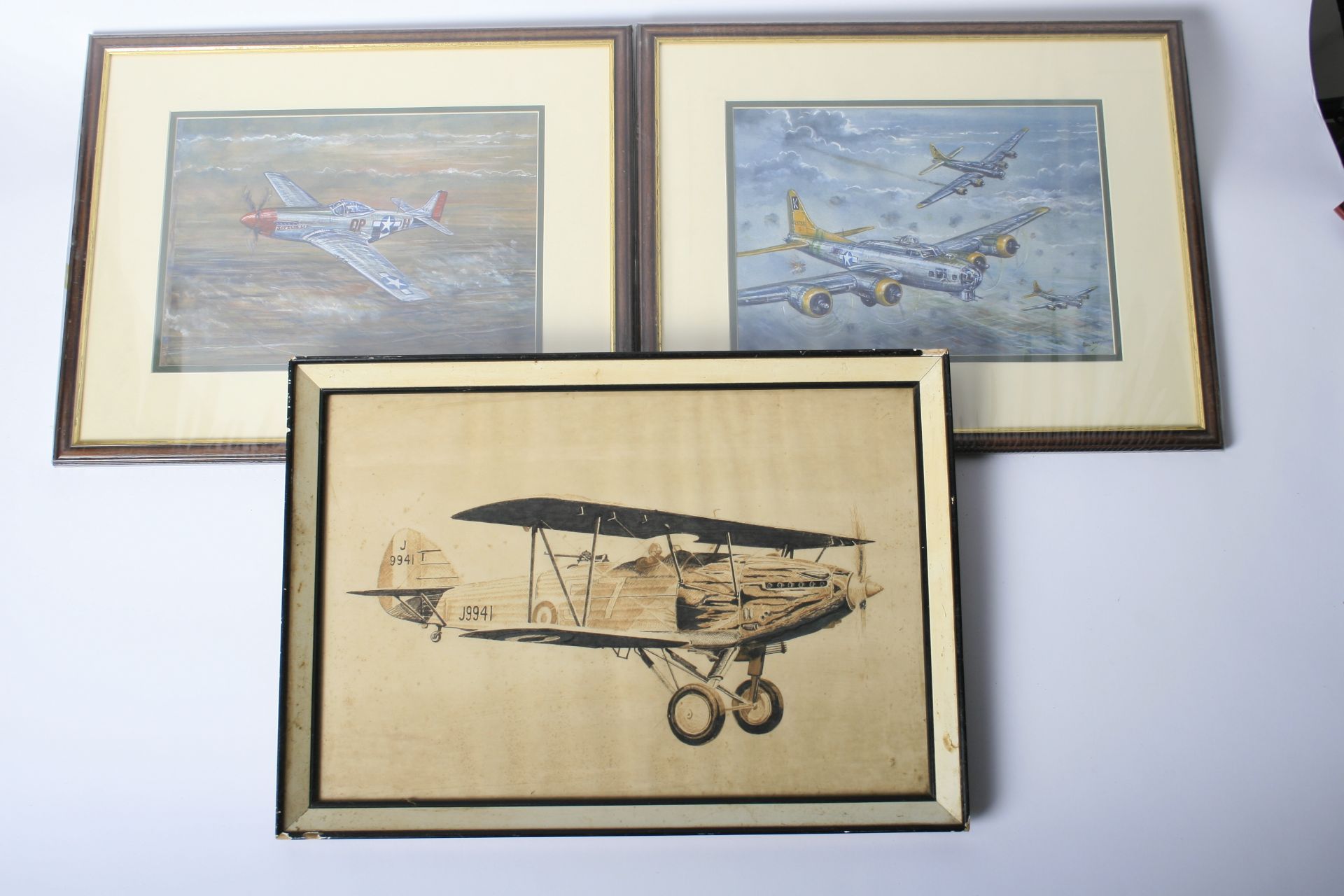 Three aviation artworks, ((3))