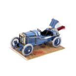 A 1:8 scale model of the 1913 Indianapolis 500 winning Peugeot L76 racing voiturette,