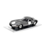 A fine 1:8 scale scratch-built model of the 1963 Dick Protheroe Jaguar E-Type 'Low Drag' CUT 7 by...