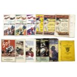 Fifteen 1930s BARC Brooklands Official Race Cards and race programmes, ((19))