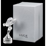 A boxed Rolls-Royce 'Spirit of Ecstasy' glass mascot by Crystal Lalique of Paris, 1994,