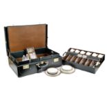 A leather-cased picnic set for six persons by Dunhill, circa 1995