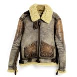 A Sheepskin flying jacket by Ralph Lauren, modern,