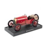 A 1:8 scale model of a 1920 Bugatti Type 13 Brescia,