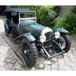 A 'Vintage Bentley' electrically powered child's car,