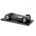 A 1:5 scale scratch-built model of the Ken Wharton 1954 BRM Type 15 V12 Mk I,