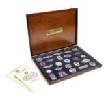 A cased set of 'Badges of the World's Great Motor Cars' by Danbury Mint, ((4))