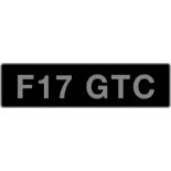 UK Vehicle Registration Number 'F17 GTC'