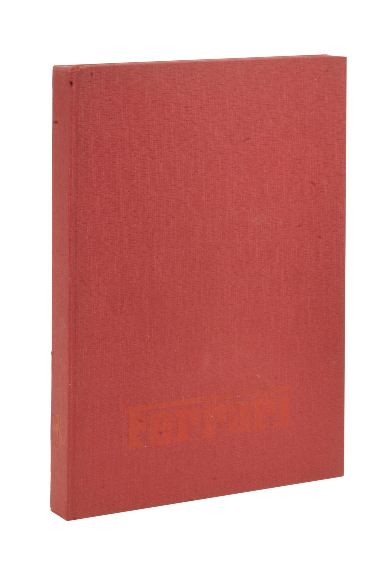 A 1974 Ferrari 'Big Red Book' presentation annual, signed by Enzo Ferrari,