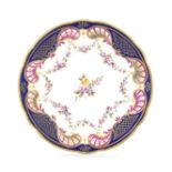 A Nantgarw plate, circa 1818-20