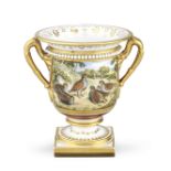 A Flight, Barr and Barr Worcester vase, circa 1825