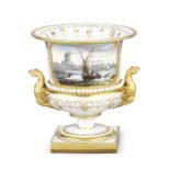 A Flight, Barr and Barr Worcester vase, circa 1830