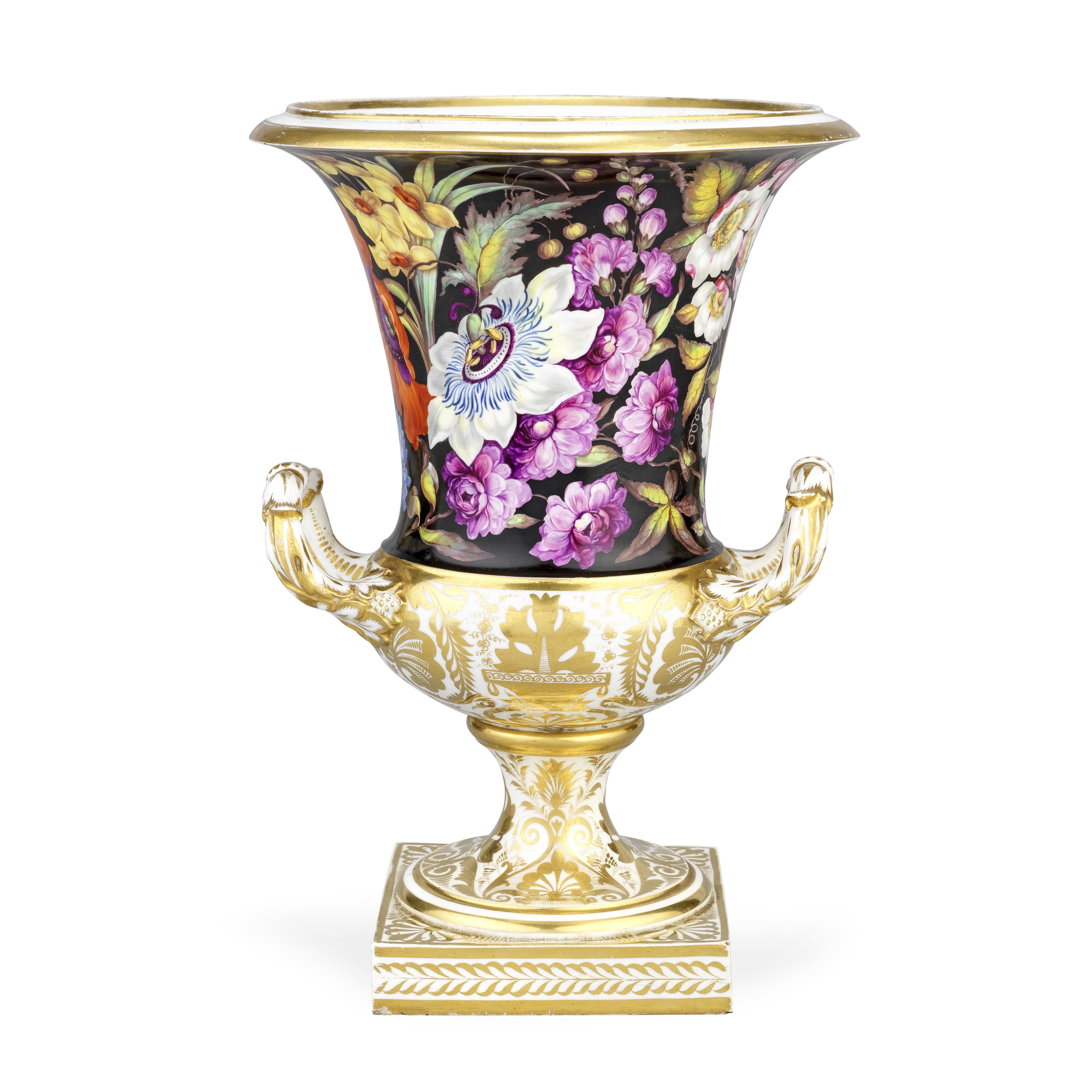 A large Derby vase, circa 1815