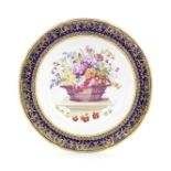 A Swansea soup plate from the Lysaght service, circa 1817-20