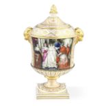 The Abergavenny Vase: an important Chamberlain Worcester vase and cover, circa 1813-14