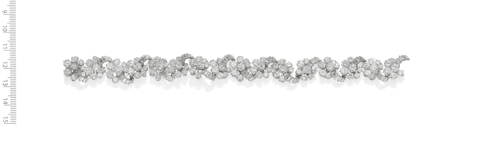 BULGARI: DIAMOND BRACELET, CIRCA 1960