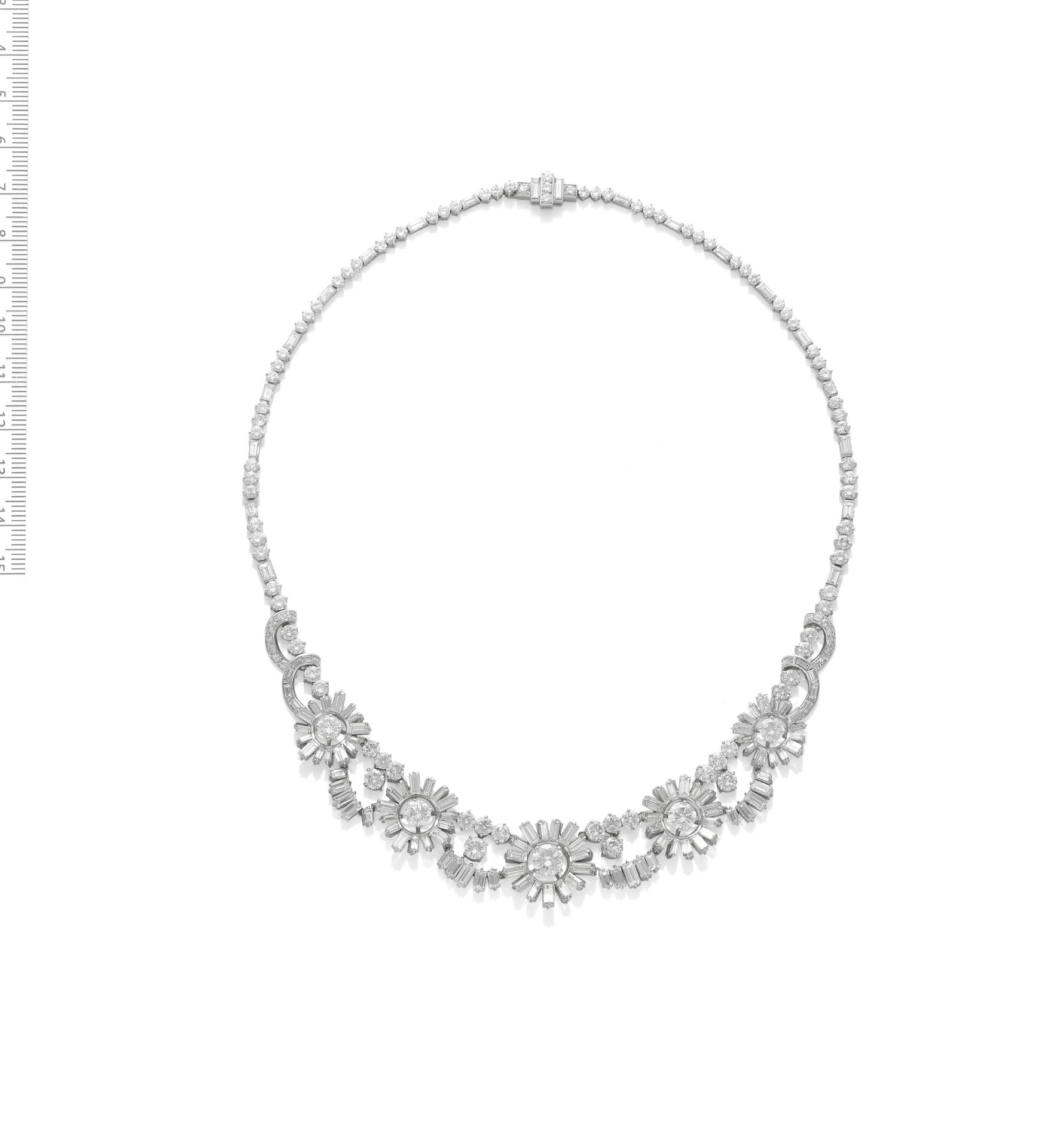 DIAMOND NECKLACE, CIRCA 1955