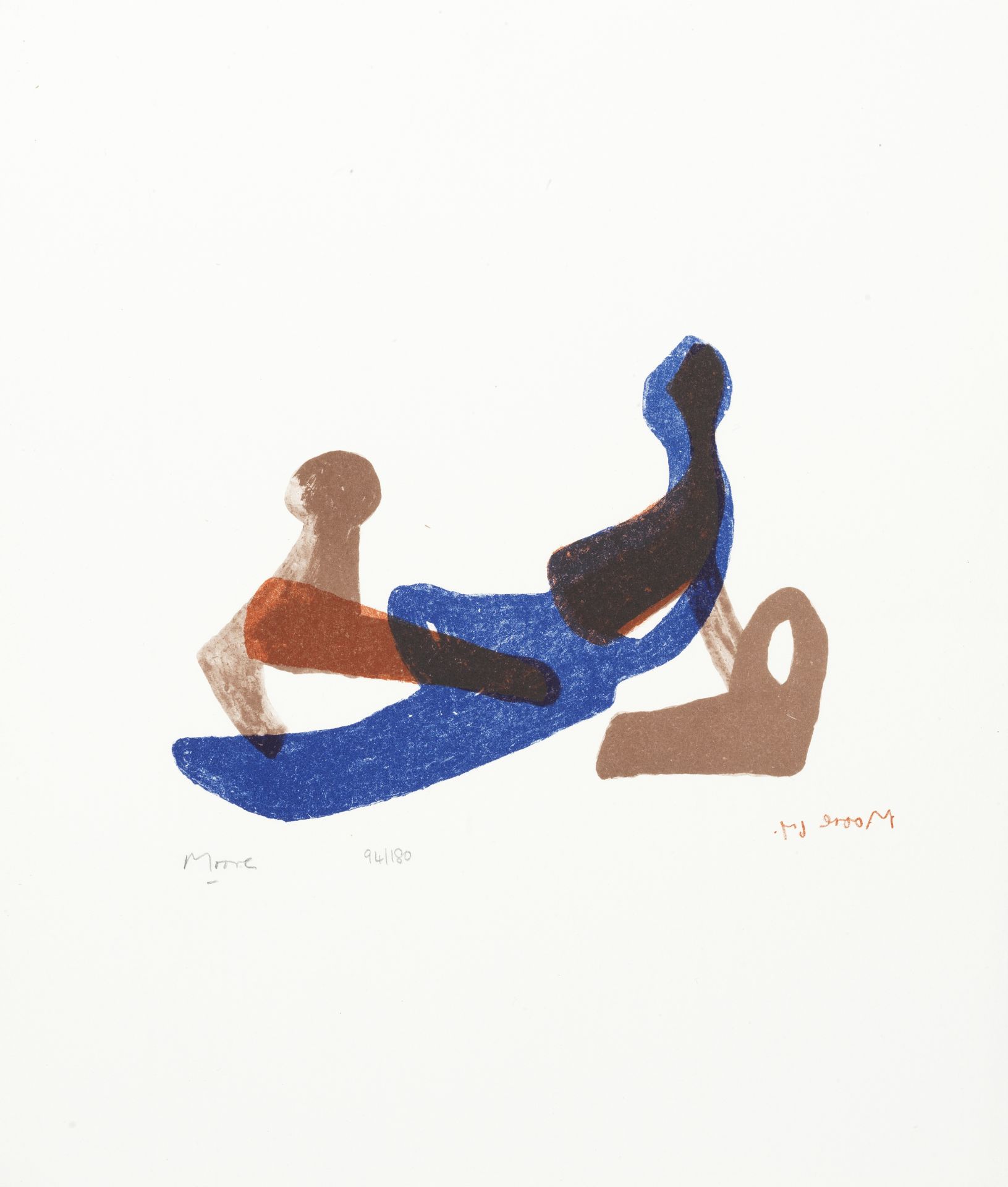 Henry Moore O.M., C.H. (British, 1898-1986) Mother and Child, from 'Shelter Sketchbook' Lithograp...