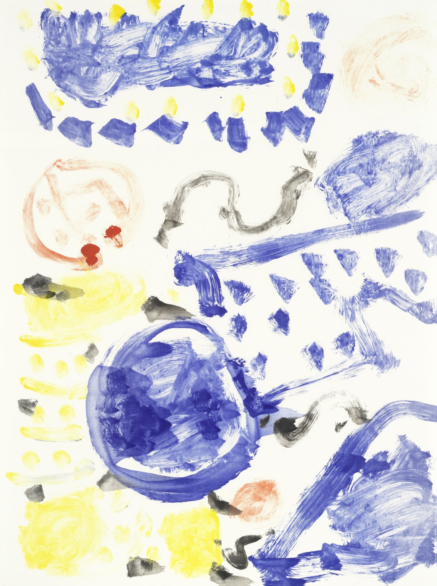 Patrick Heron (British, 1920-1999) Untitled VII Monotype, 1994, on Arches, signed, dated and insc...