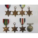 Second World War Stars and Medals,