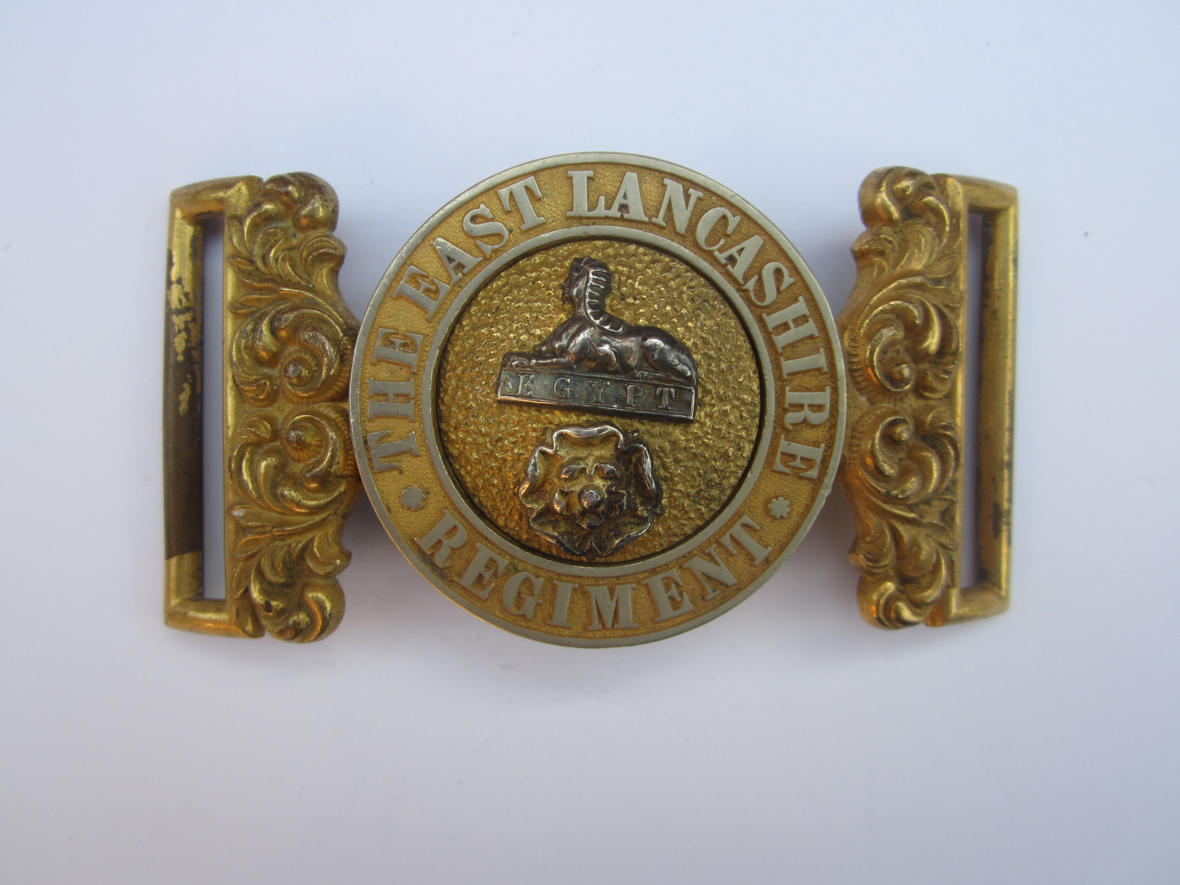 The East Lancashire Regiment Officer's Waist Belt Clasp 1881-1901,