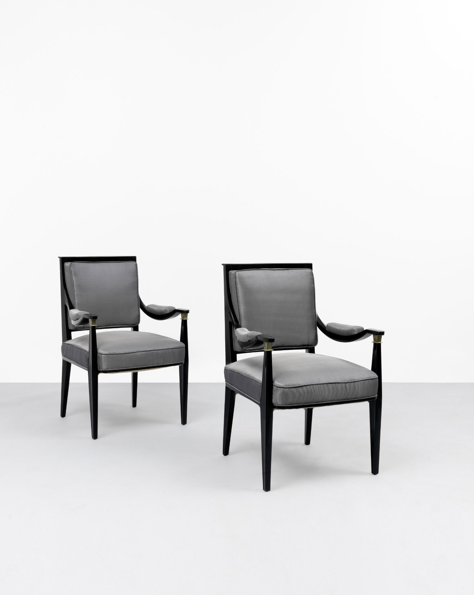 Andr&#233; Arbus Pair of armchairs, designed for president of the Chambre Syndicale de la Siderur...