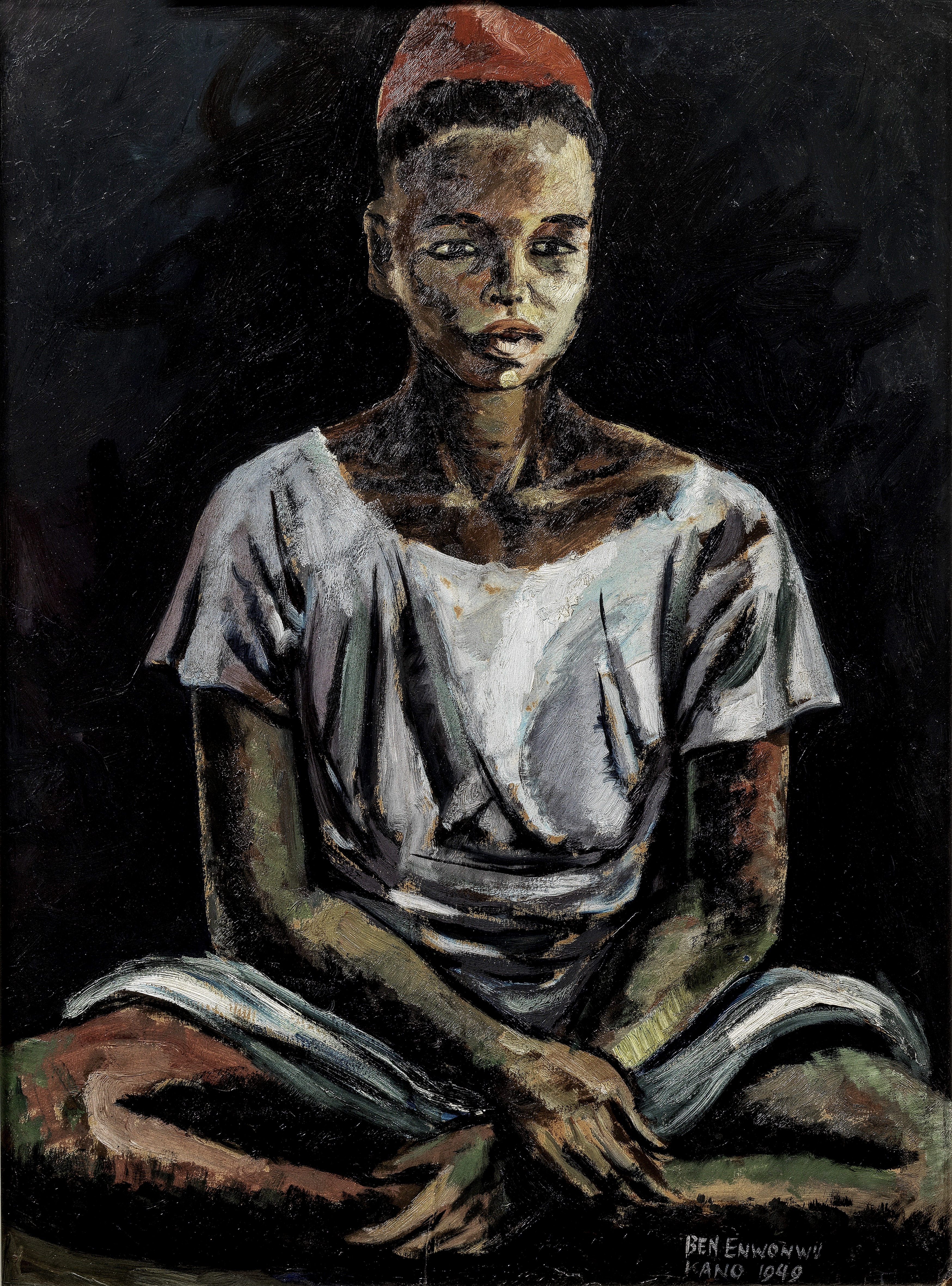 Benedict Chukwukadibia Enwonwu M.B.E (Nigerian, 1917-1994) Hausa Boy