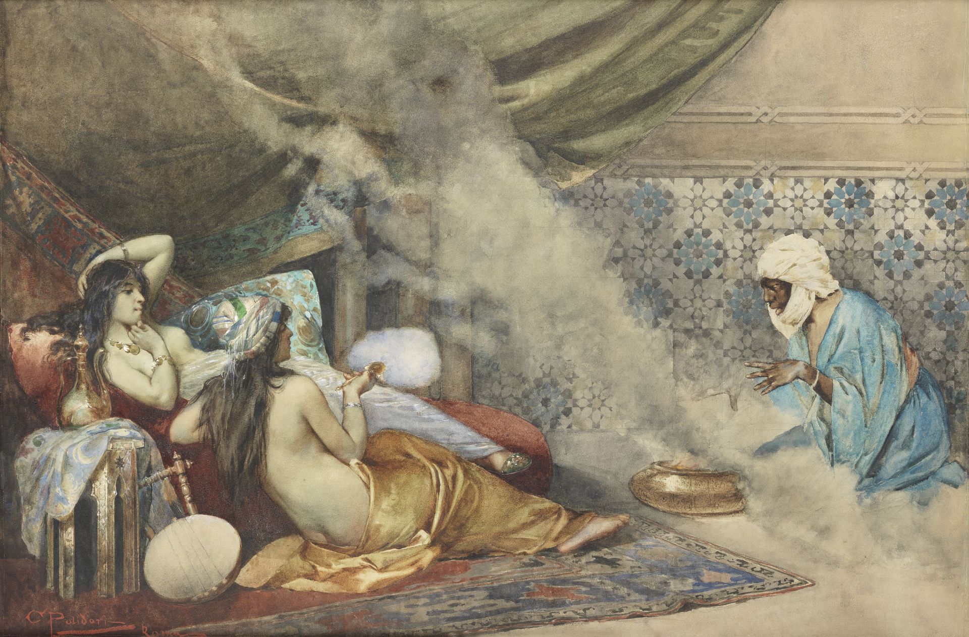 Gian Carlo Polidori (Italian, 1895-1962) In the harem