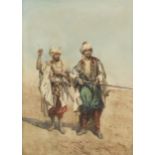 G. Zametti (Italian, 19th Century) Arab guards with rifles