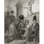 Alexandre Bida (French, 1813-1895) The Persian Barber