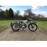 1953 BSA 125cc Bantam Frame no. BD2S 969 Engine no. BD2560