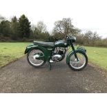 1960 Francis Barnett 150cc Plover Frame no. L-11883 (partially worn) Engine no. 15T7305