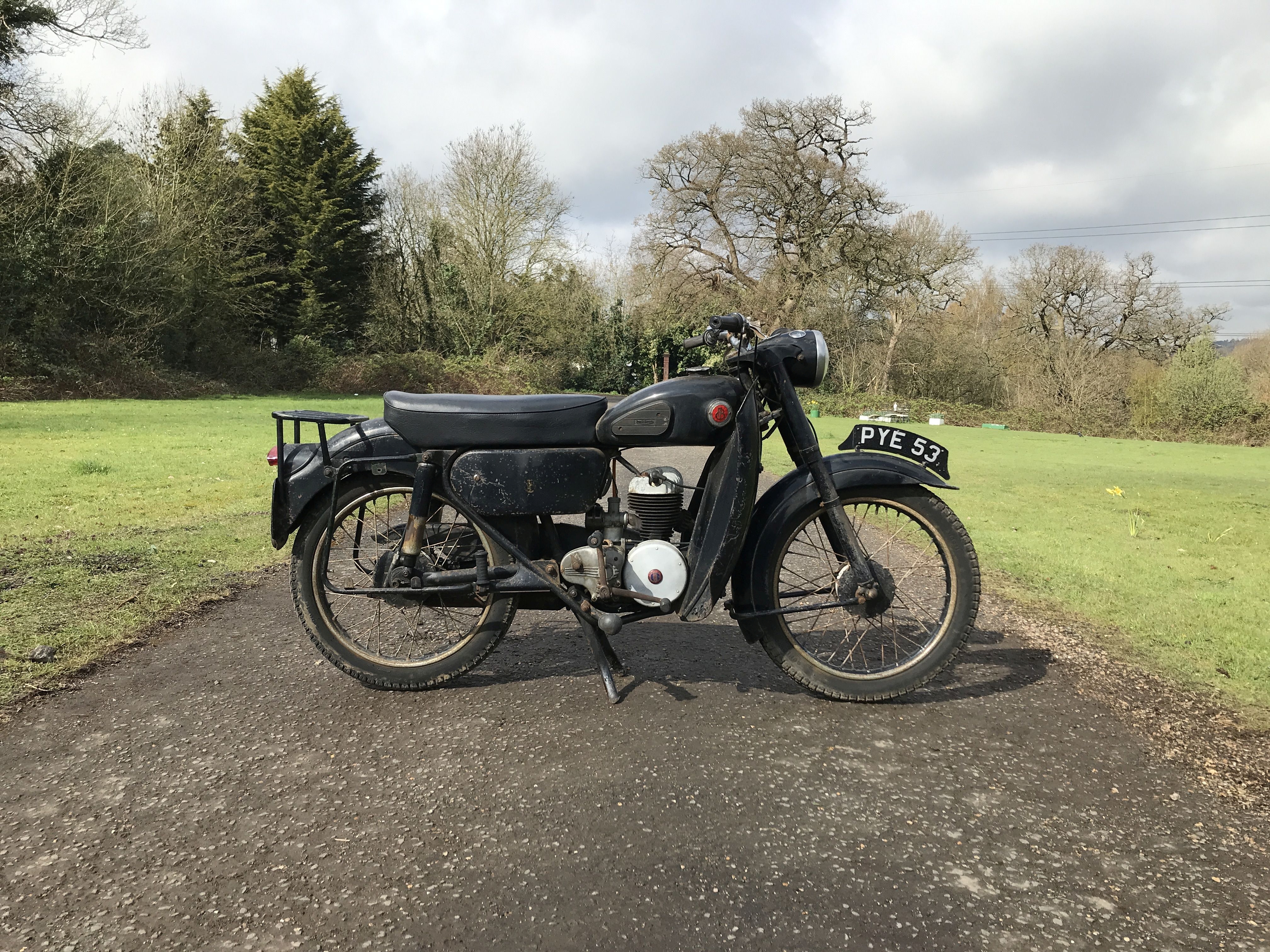 1955 Francis Barnett 197cc Falcon Frame no. VM7468 (partially obscured) Engine no. 38725