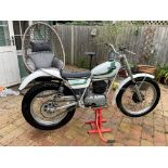 Property of a deceased's estate, c.1974 OSSA 244cc MAR Trials Motorcycle Frame no. B 223329 Engin...
