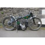 c.1930's J.A.P-Powered Speedway Motorcycle Frame no. F51/3 Engine no. JORY 733014