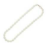 A SIMULATED PEARL NECKLACE Chanel, Collection 23, Fall/Winter 1990