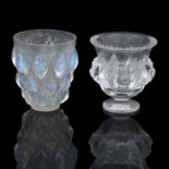 A Lalique 'Rampillion' vase