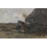 Willem George Frederik Jansen (Dutch, 1871-1949) Loading the cart
