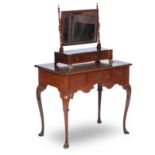 A mahogany lowboy in the George I style (2)