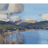 James Fullarton (British, born 1946) Lamlash, Isle of Arran 67 x 76 cm. (26 3/8 x 29 15/16 in.)